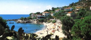la spiaggia di Seccheto